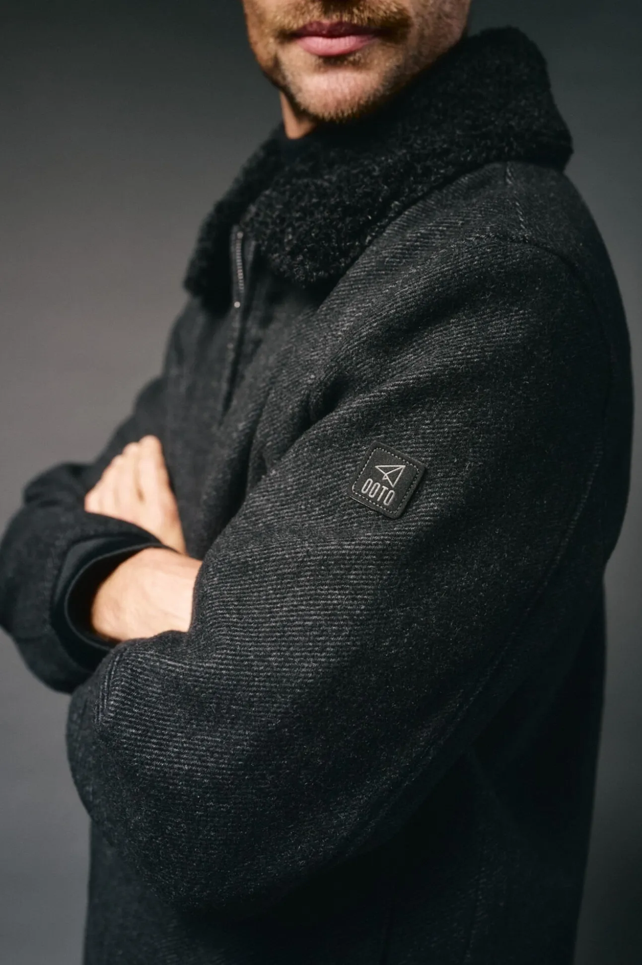 Chaqueta de lana borrego