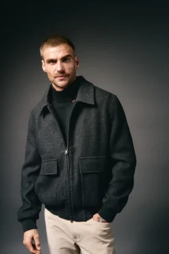 Chaqueta de lana borrego