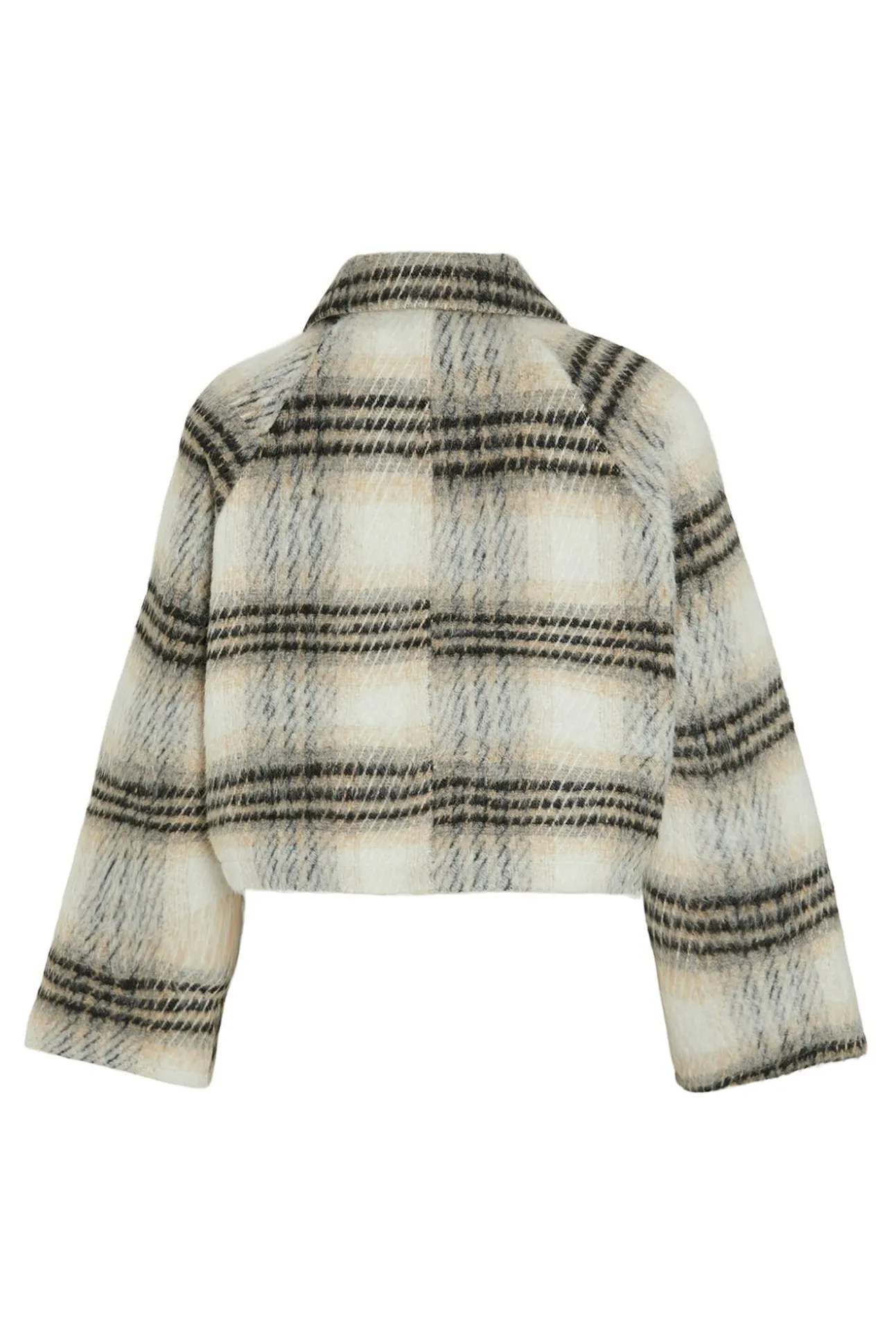 Chaqueta de paño abotonada