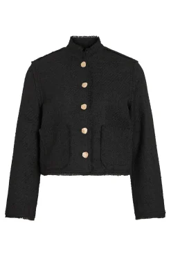 Chaqueta de paño con botones