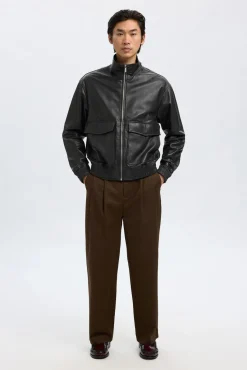 Chaqueta de piel 100% piel de cordero.