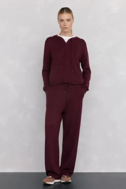 Chaqueta de punto capucha activewear