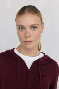 Chaqueta de punto capucha activewear