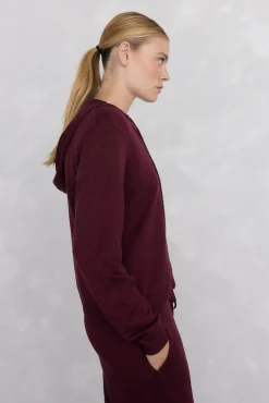 Chaqueta de punto capucha activewear