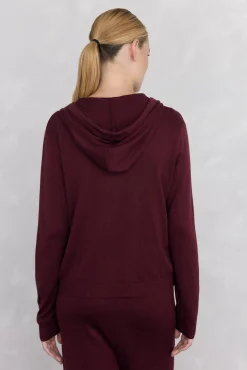 Chaqueta de punto capucha activewear