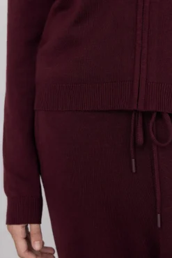 Chaqueta de punto capucha activewear