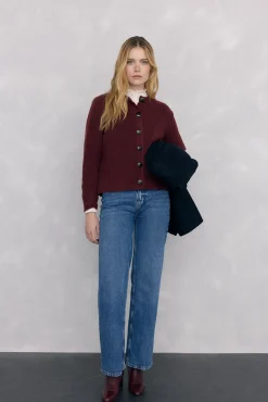 Chaqueta de punto con detalles de ochos