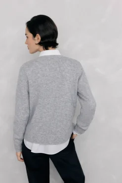 Chaqueta de punto con detalles de ochos