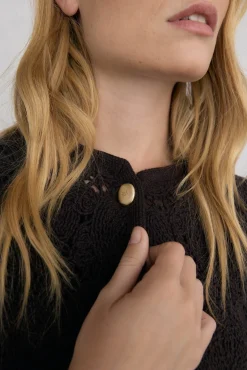 Chaqueta de punto crochet