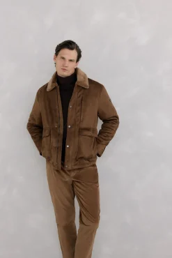 Chaqueta doble faz borrego