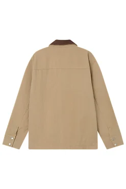 Chaqueta en sarga de algodón