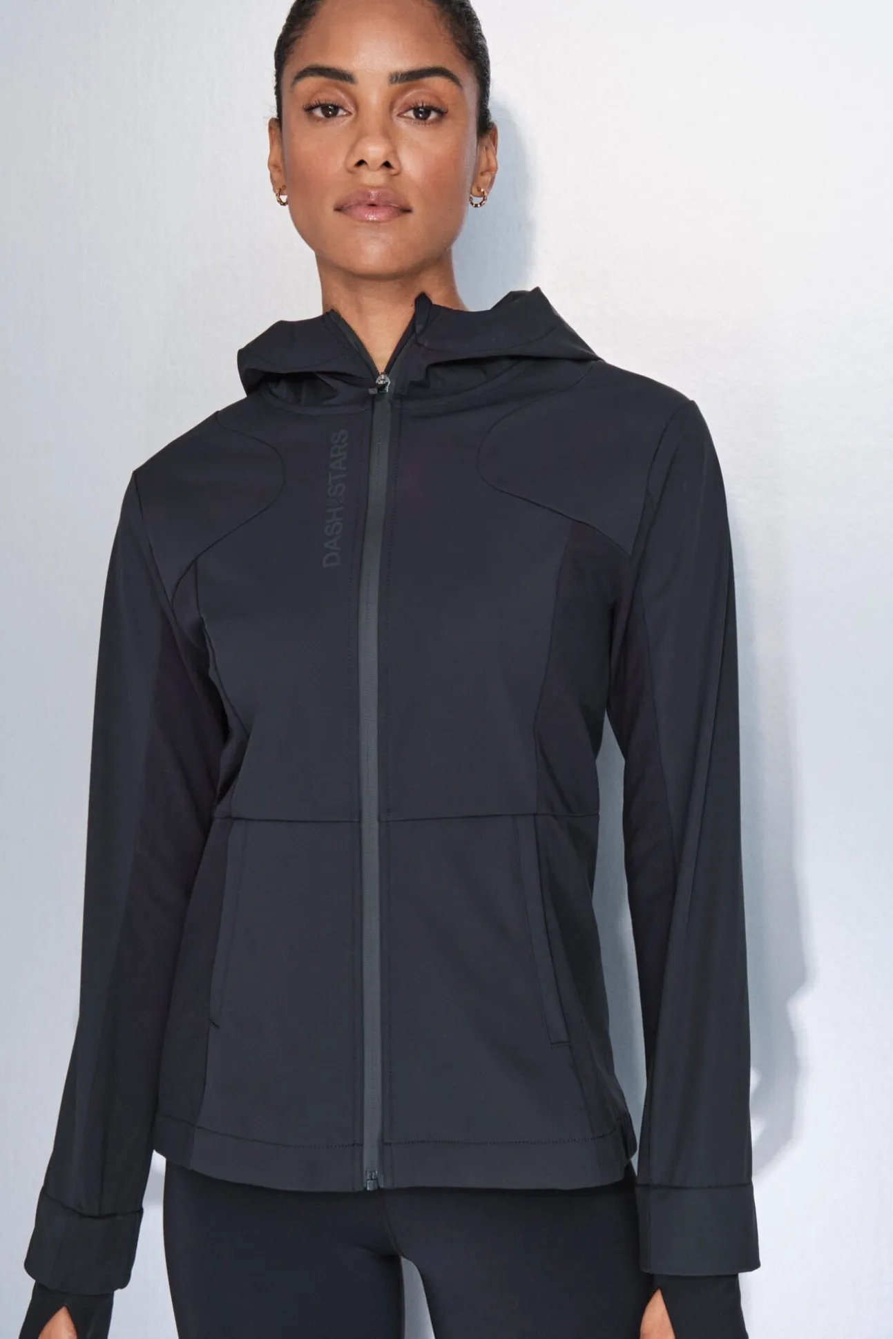 Chaqueta entallada negro