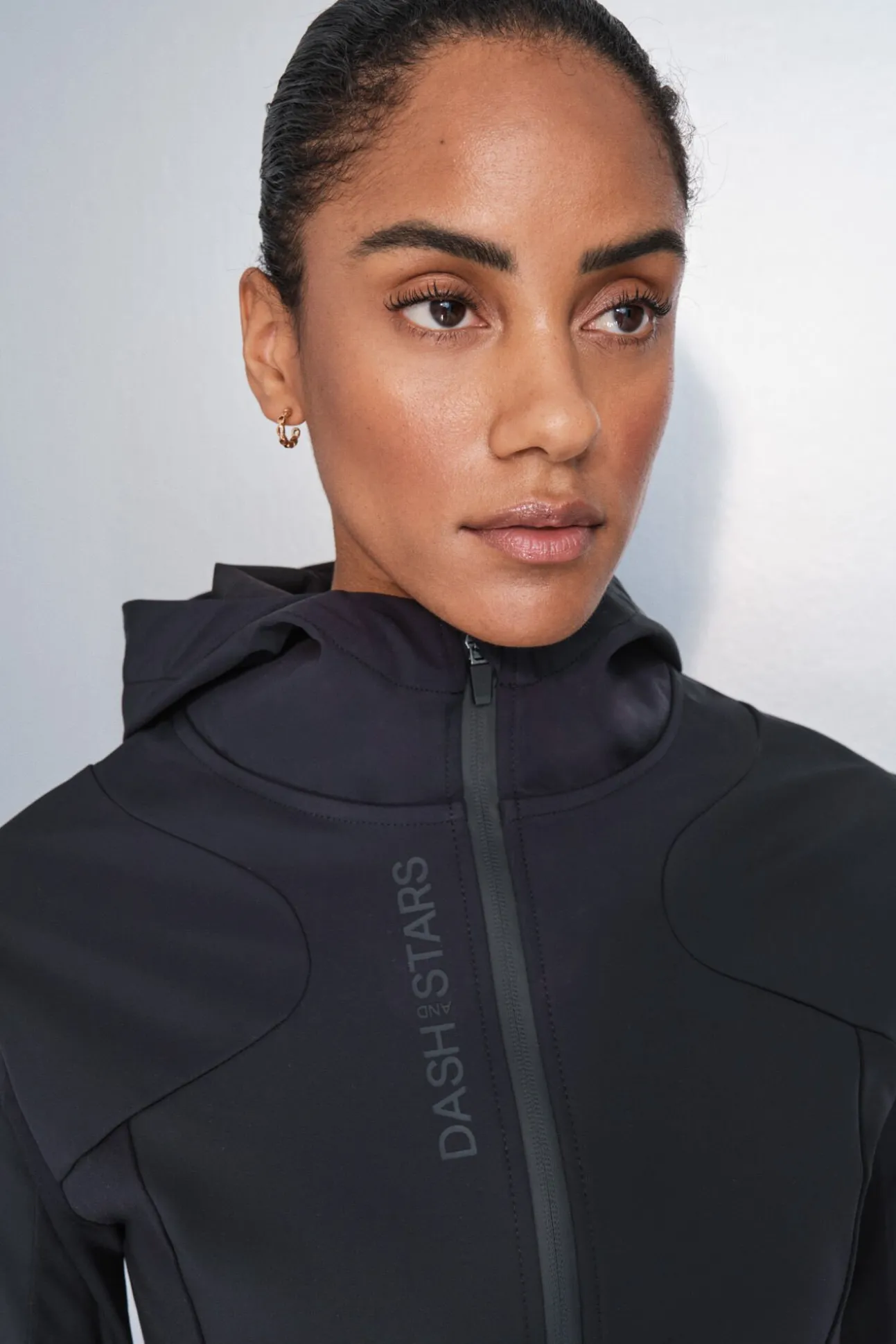 Chaqueta entallada negro