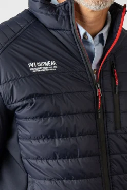 Chaqueta guata cuello alzado