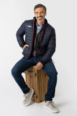 Chaqueta guata cuello alzado