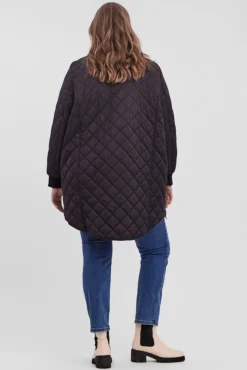 Chaqueta larga Curve