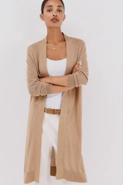 Chaqueta larga lurex