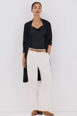 Chaqueta larga lurex