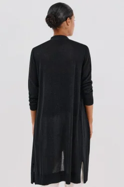 Chaqueta larga lurex