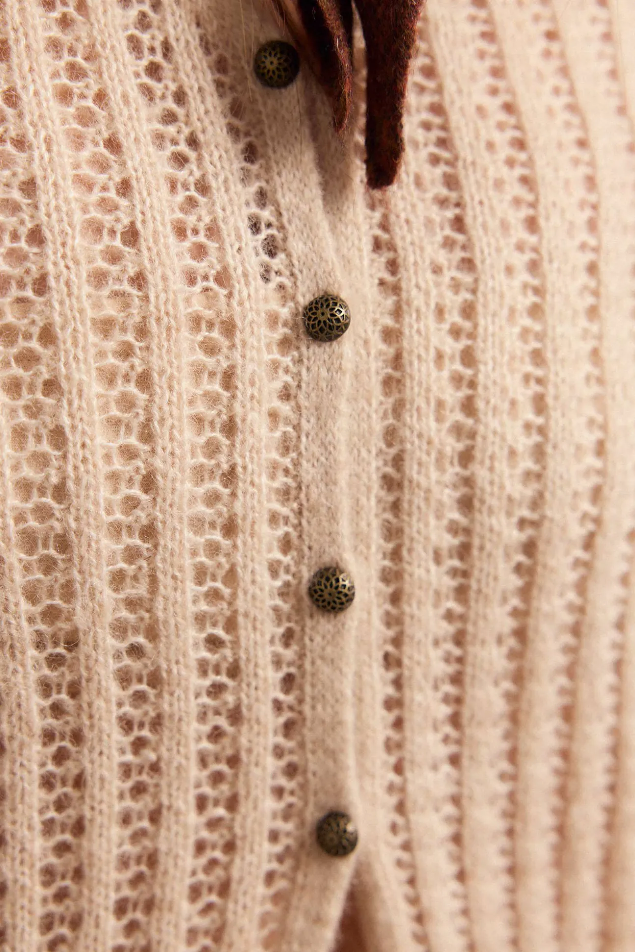 Chaqueta larga punto