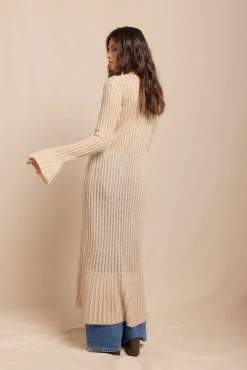 Chaqueta larga punto