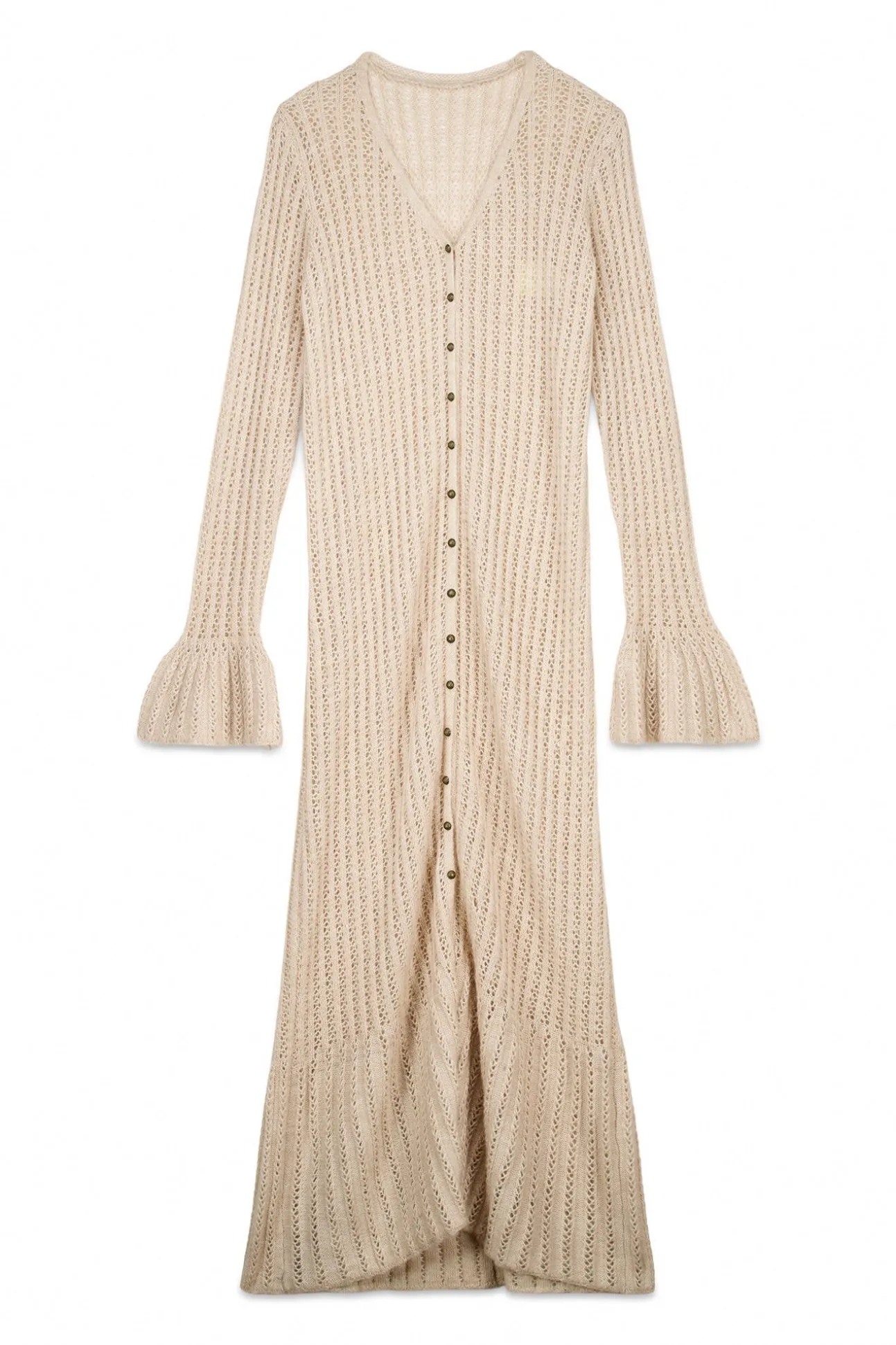 Chaqueta larga punto