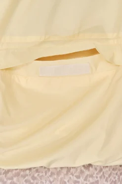 Chaqueta ligera reversible capucha amarillo