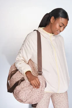 Chaqueta ligera reversible capucha amarillo