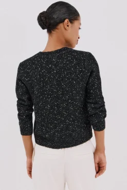 Chaqueta lúrex botones