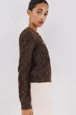 Chaqueta lúrex botones