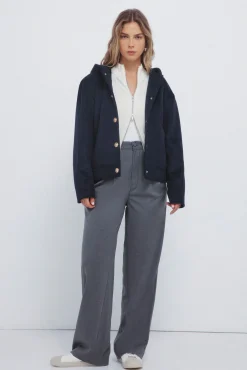 Chaqueta marinera capucha