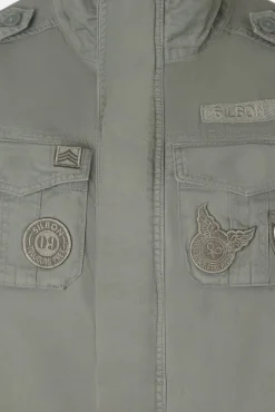 Chaqueta militar parches dye