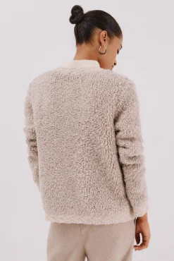 Chaqueta punto bouclé