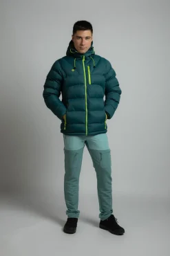 Chaqueta rellena de fibra repelente al agua