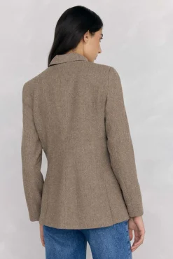 Chaqueta sahariana espiga