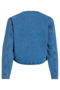 Chaqueta vaquera abotonada