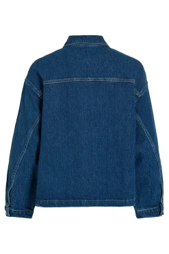 Chaqueta vaquera con bolsillos