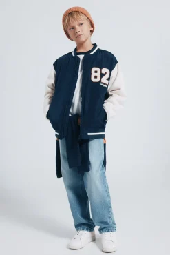 Chaqueta varsity beisbolera niño