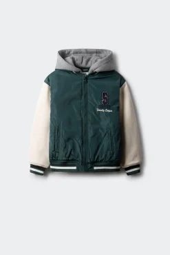 Chaqueta varsity beisbolera niño
