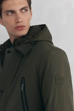 Chaqueta vistas cremallera repelente al agua