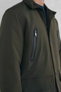 Chaqueta vistas cremallera repelente al agua