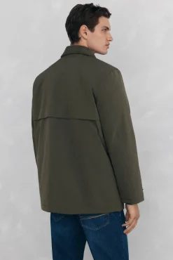 Chaqueta vistas cremallera repelente al agua