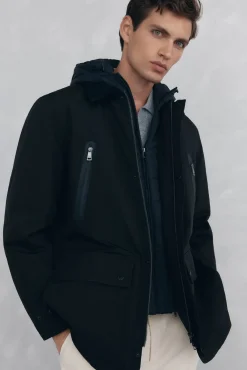 Chaqueta vistas cremallera repelente al agua