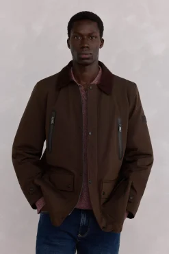 Chaqueta vistas cremallera repelente al agua