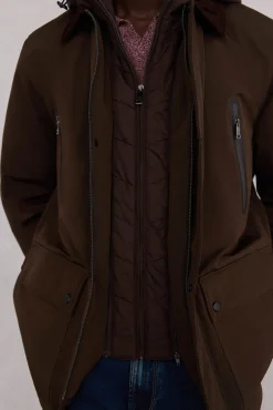 Chaqueta vistas cremallera repelente al agua