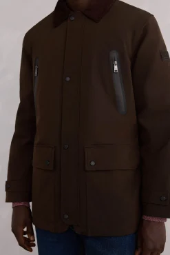 Chaqueta vistas cremallera repelente al agua