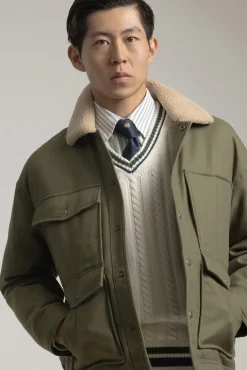 Chaqueta worker cuello borreguillo