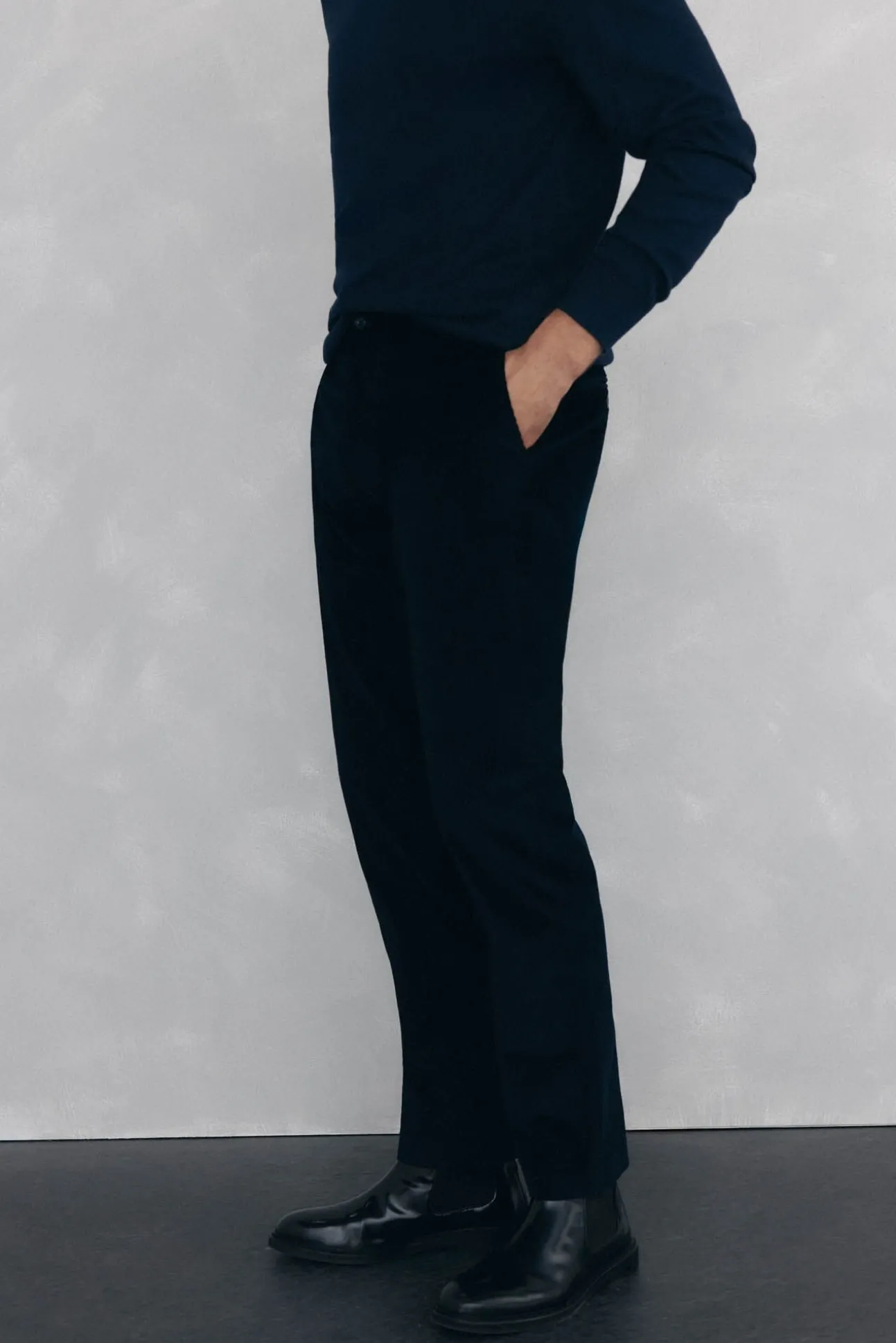 Chino pana gruesa regular fit