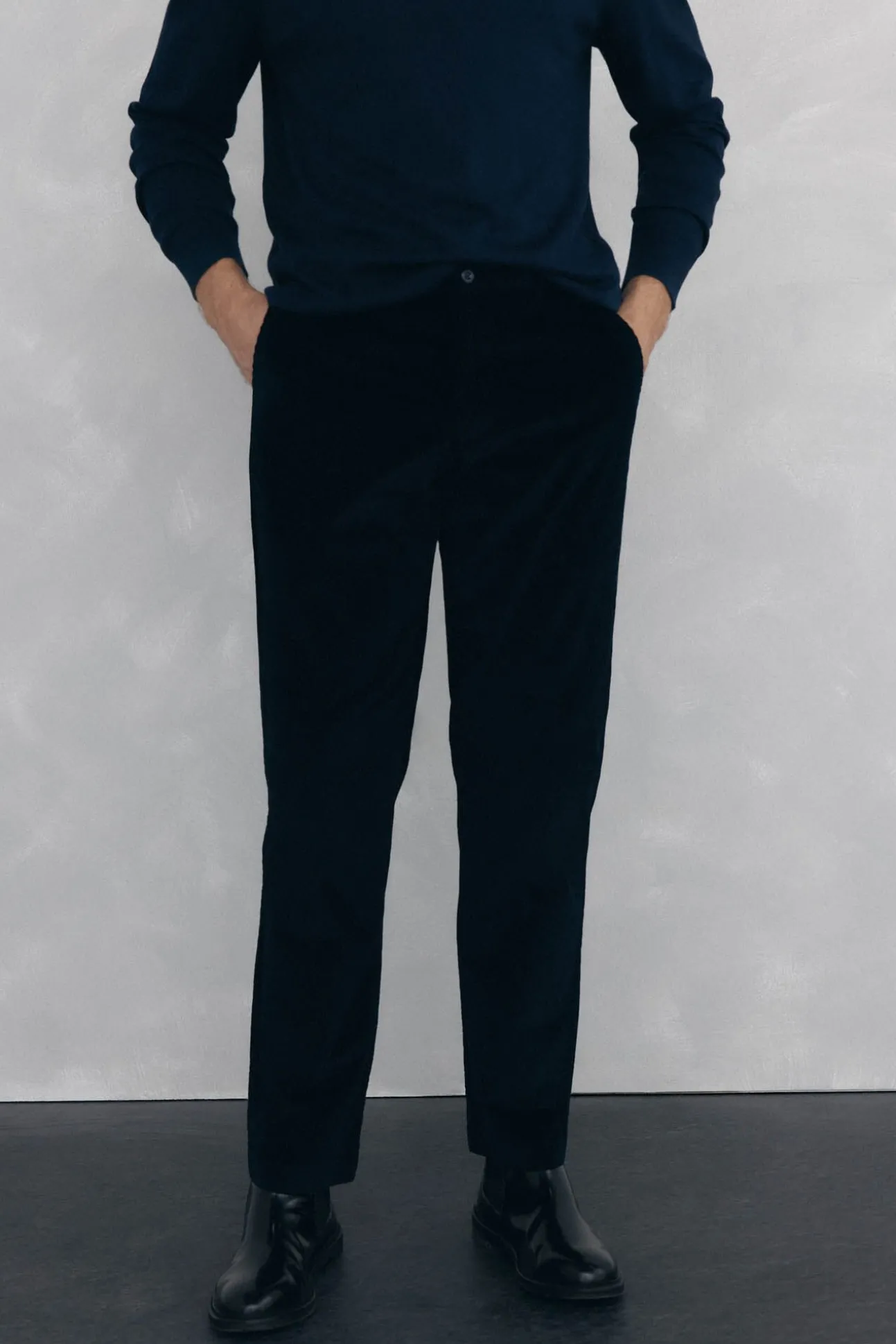 Chino pana gruesa regular fit