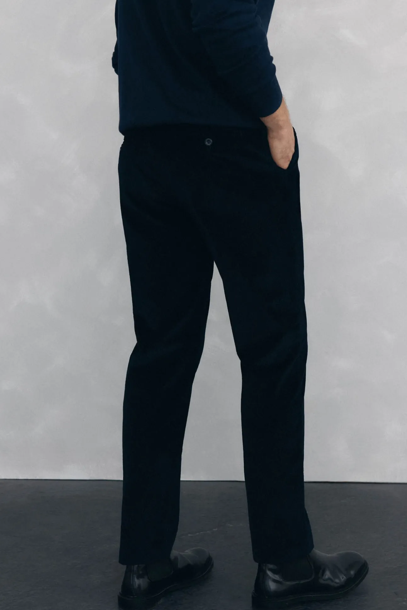 Chino pana gruesa regular fit